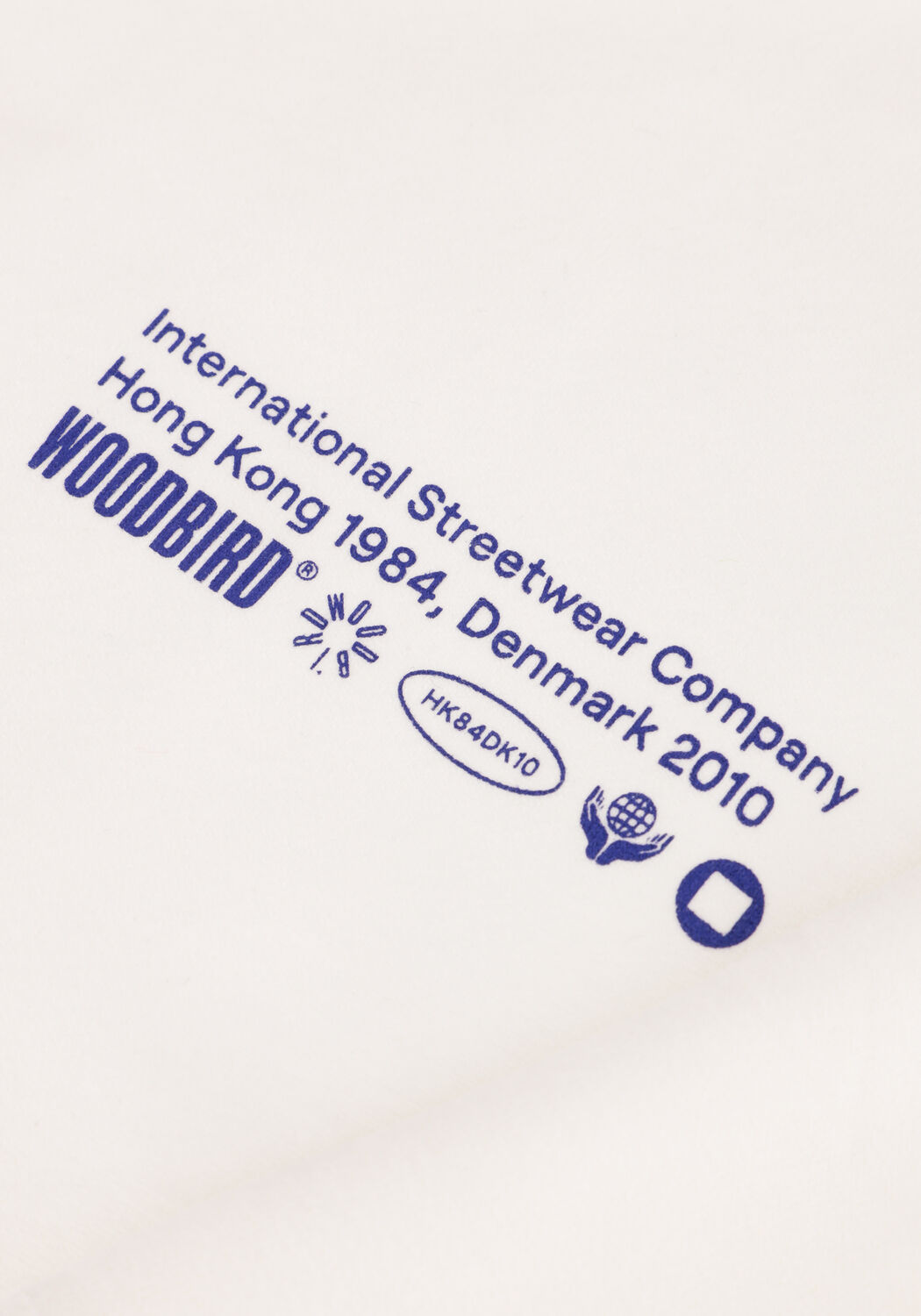 Gebroken wit WOODBIRD T-shirt WBBOSE TECH TEE - large