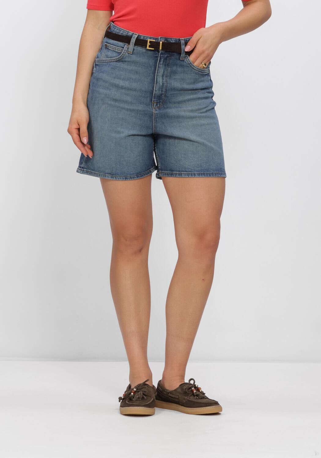 Blauwe LEE Shorts STELLA SHORT 112376778 - large