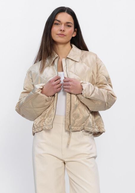Beige BEAUMONT Gewatteerde jas CARLY JACKET - large