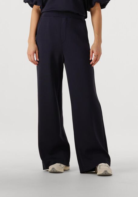 Donkerblauwe INWEAR Wijde broek GINCETTEIW PANT - large
