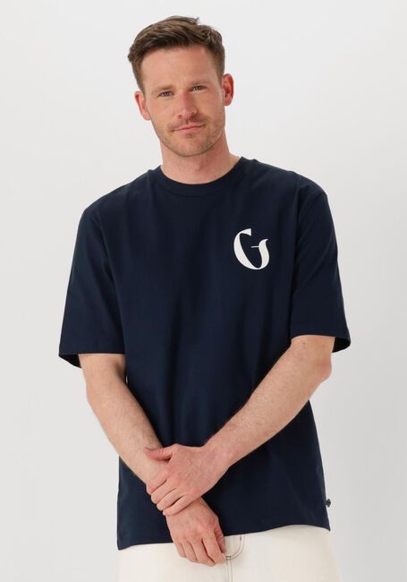 Donkerblauwe THE GOODPEOPLE T-shirt TON - large