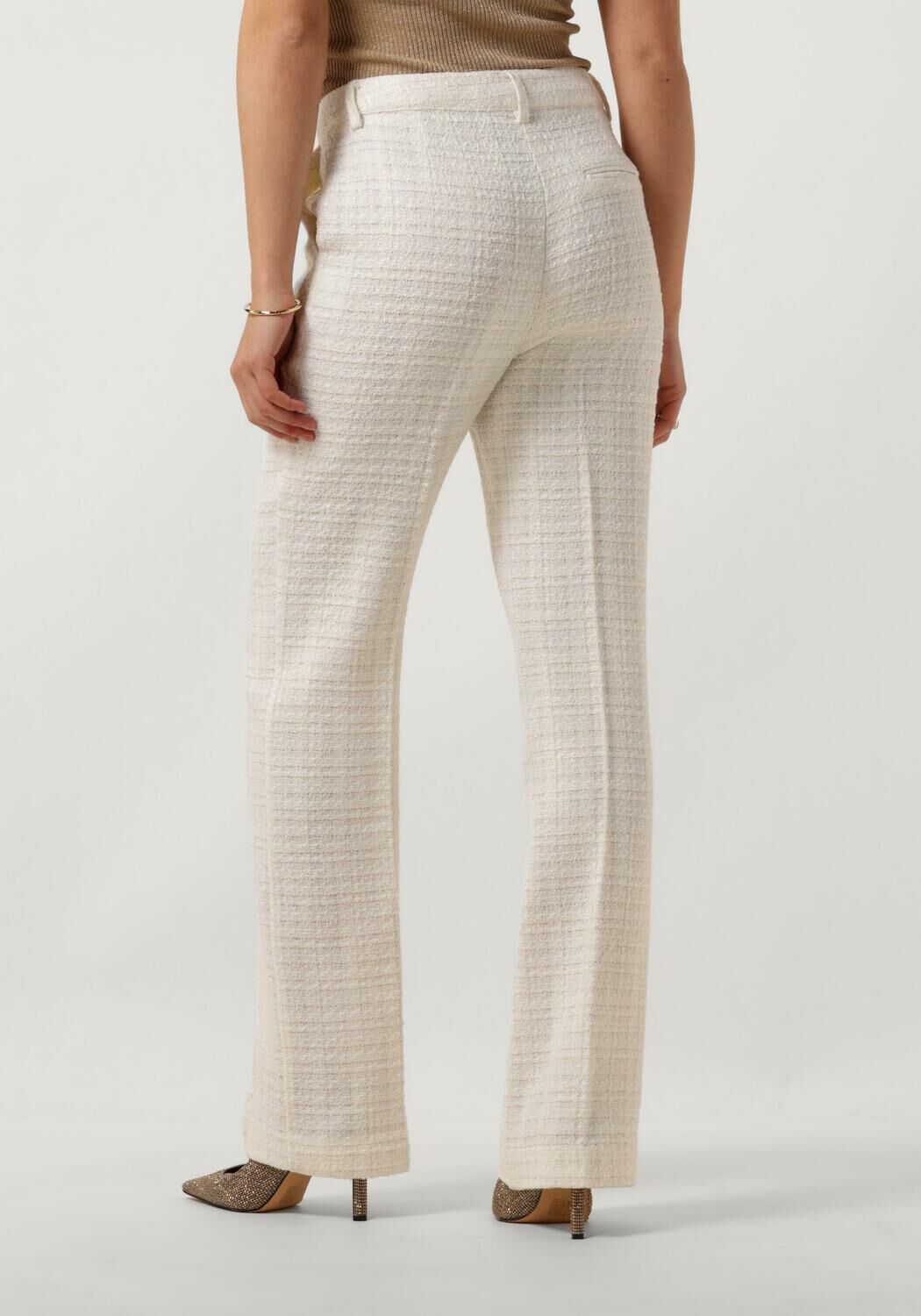 EST'SEVEN Dames Broeken Coco Winnie Trouser Creme