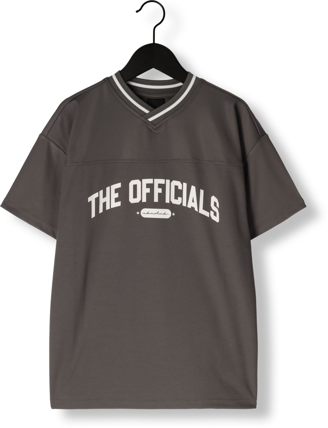 NIK & NIK Jongens Polo's & T-shirts Officials Oversized T-shirt Donkergrijs