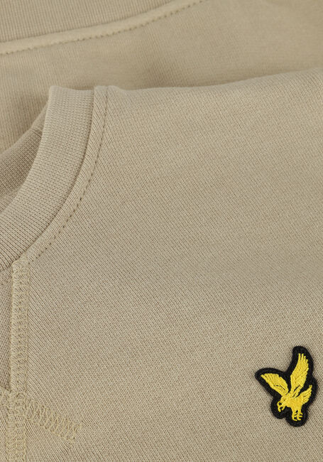 Beige LYLE & SCOTT Sweater CREW NECK SWEATSHIRT BOYS - large