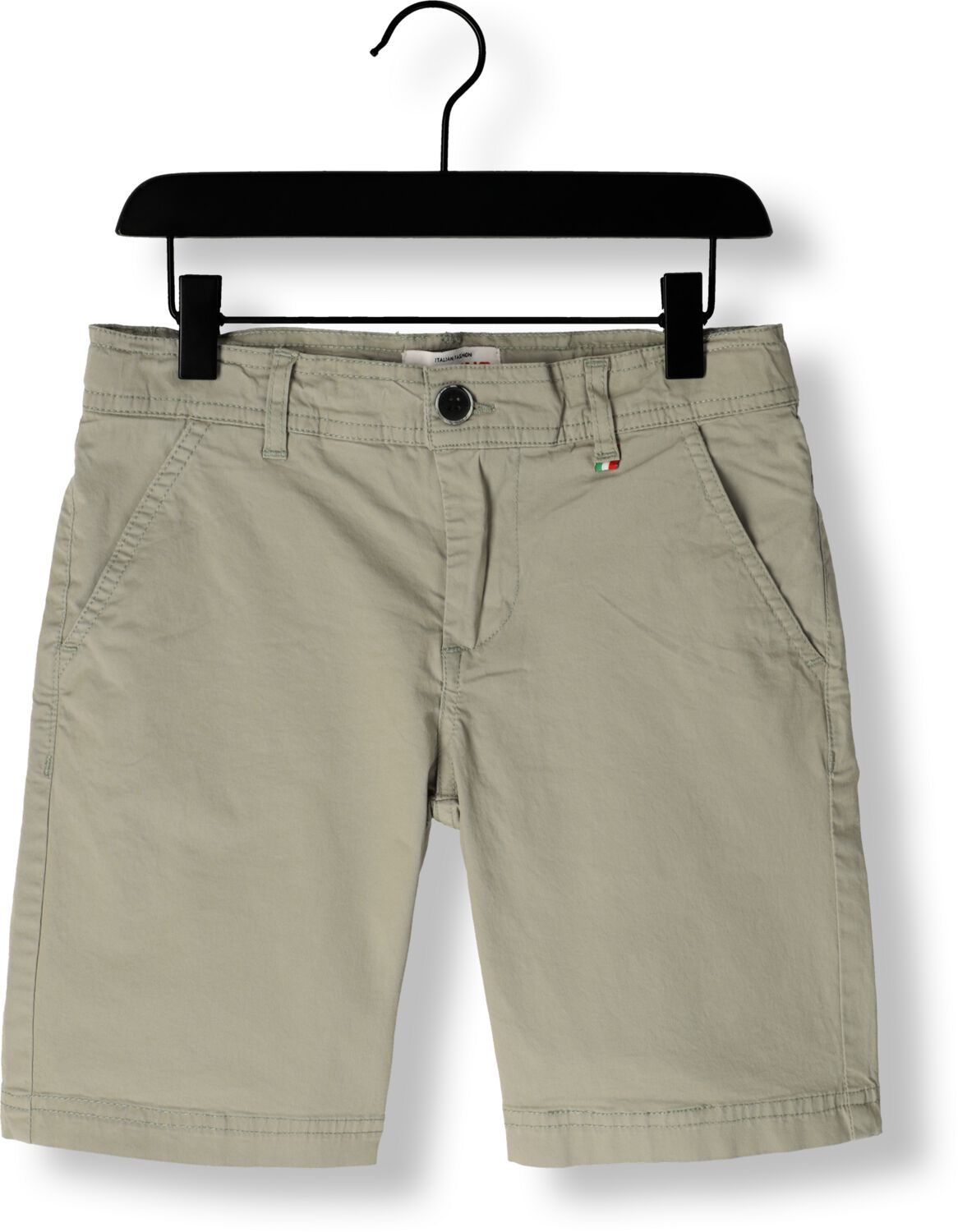 VINGINO regular fit chino short Bermuda Taormina groen Korte broek Jongens Stretchkatoen 176