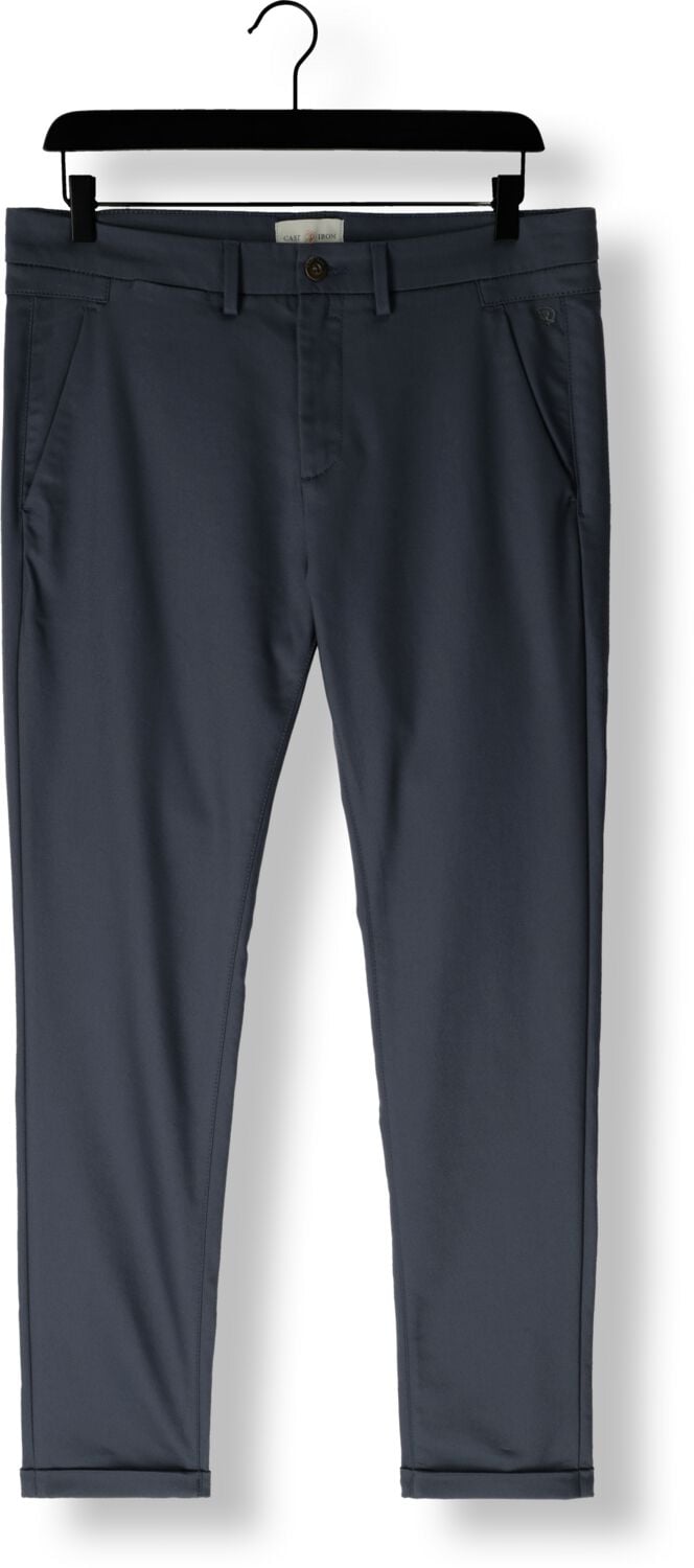 CAST IRON Heren Broeken Riser Chino Donkerblauw