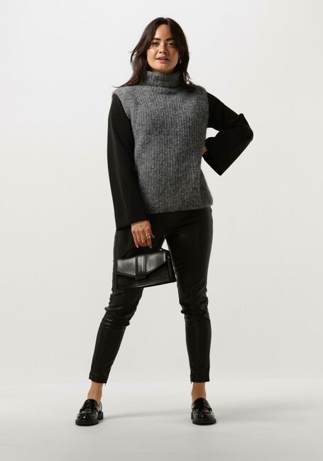 Zwarte SIMPLE Legging JER-POLY-PU-23-1 - large