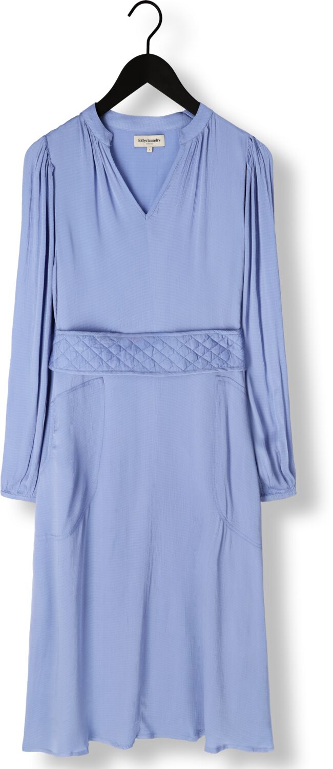 LOLLYS LAUNDRY Dames Jurken Parisll Midi Dress Ls Blauw
