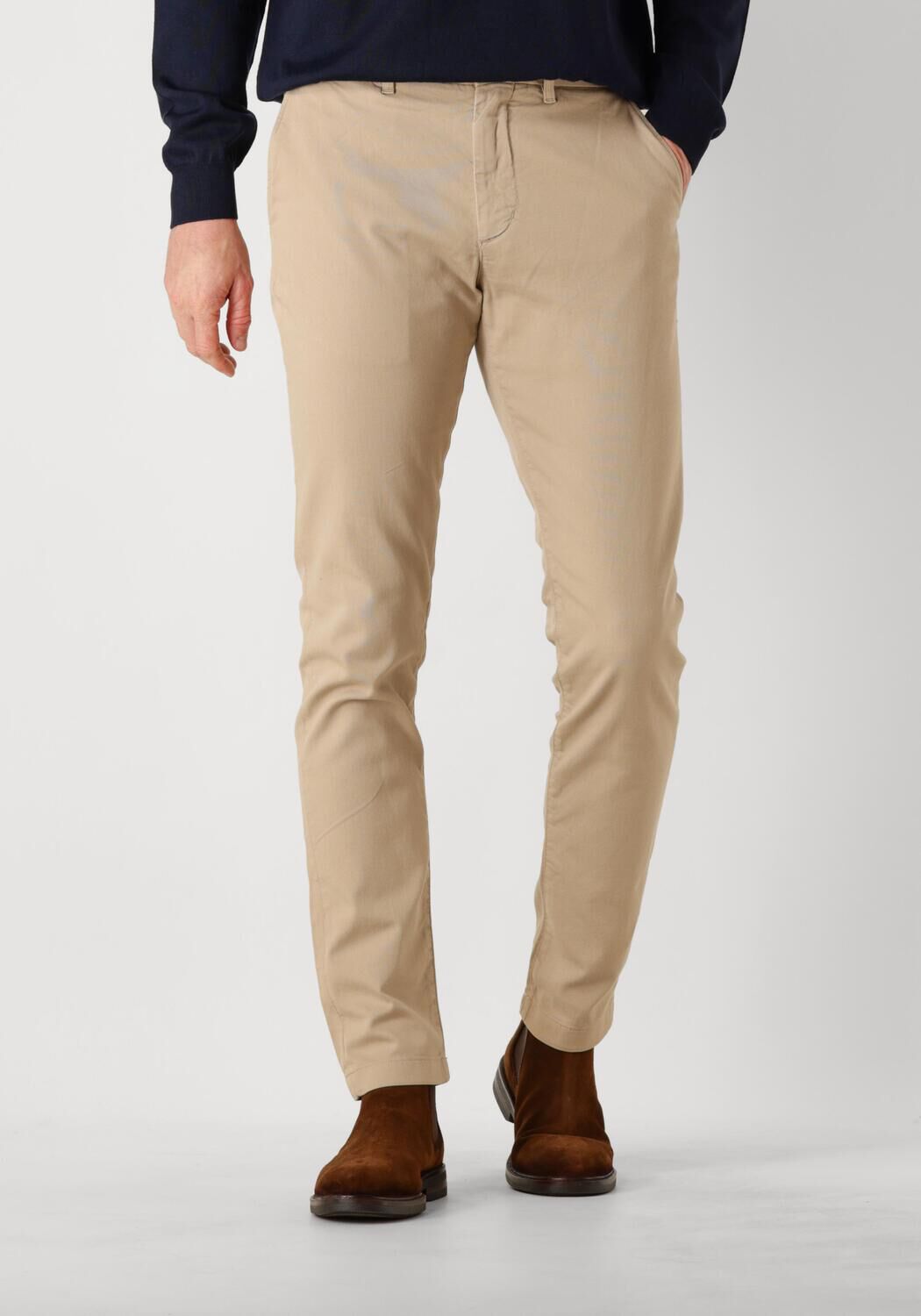 TOMMY HILFIGER Heren Broeken Bleecker Structure Bruin