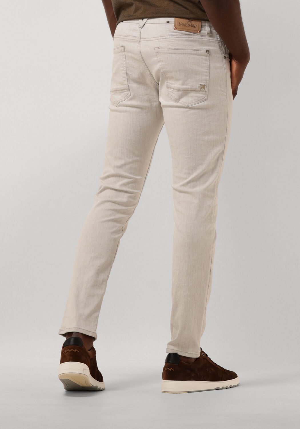 VANGUARD Heren Jeans V12 Rider Colored Denim Beige