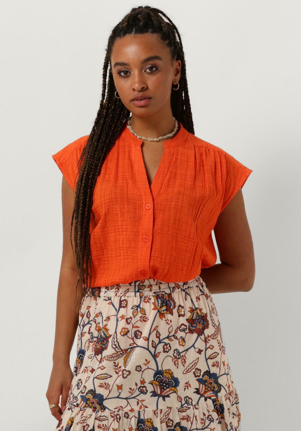 STELLA FOREST Dames Blouses E24ch041 Oranje