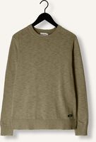 Khaki CALVIN KLEIN Trui SLUB TEXTURE SWEATER Khaki CALVIN KLEIN Trui SLUB TEXTURE SWEATER - medium