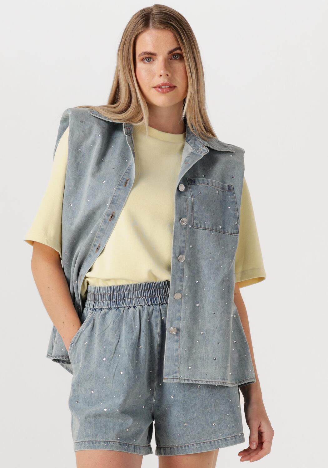 STUDIO AMAYA Dames Blouses Storm Blouse Blauw