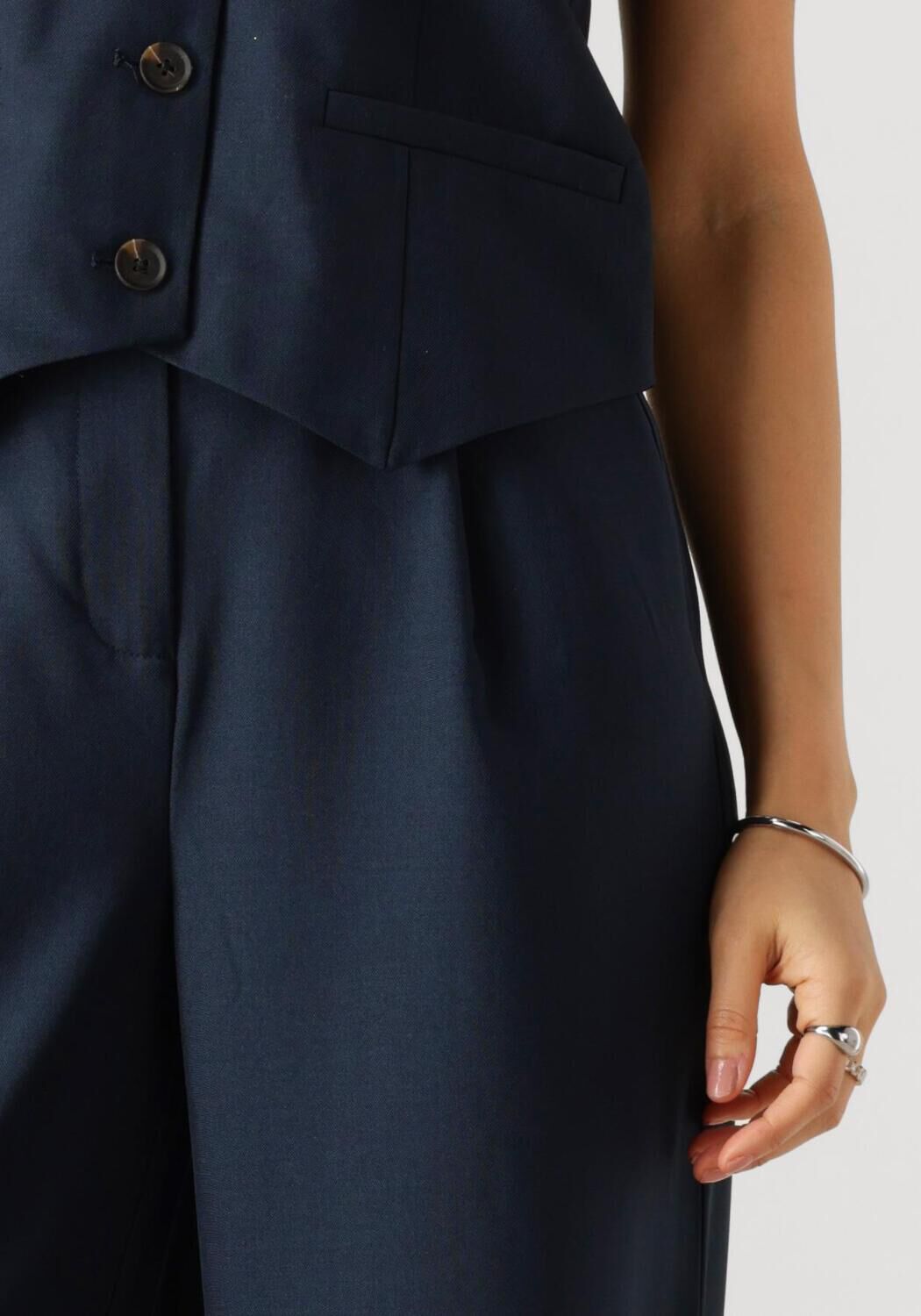MODSTRÖM Modström Dames Broeken Galemd 2 Wide Pants Donkerblauw