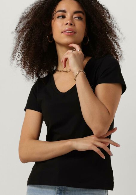 Zwarte CALVIN KLEIN T-shirt CK EMBROIDERY STRETCH - large