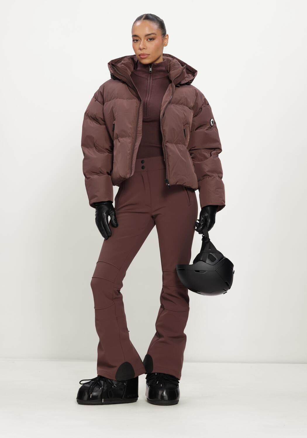 AIRFORCE Dames Truien & Vesten Stella Star Knitted Pully Bruin