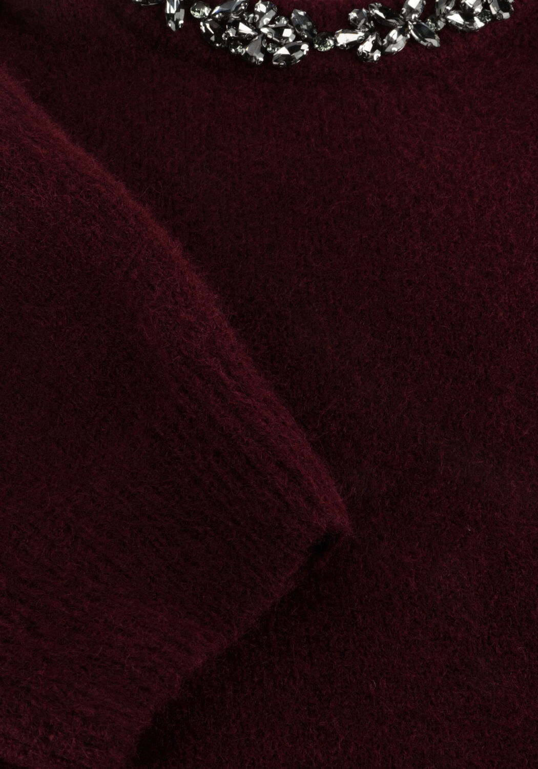 Bordeaux NEO NOIR Trui MAIA STONE KNIT BLOUSE - large