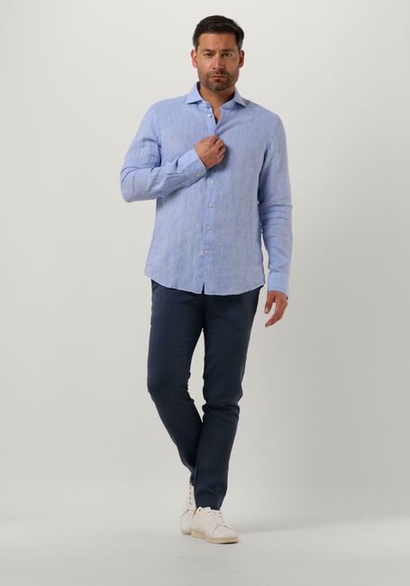 Lichtblauwe PROFUOMO Casual overhemd PPUH10026 - large