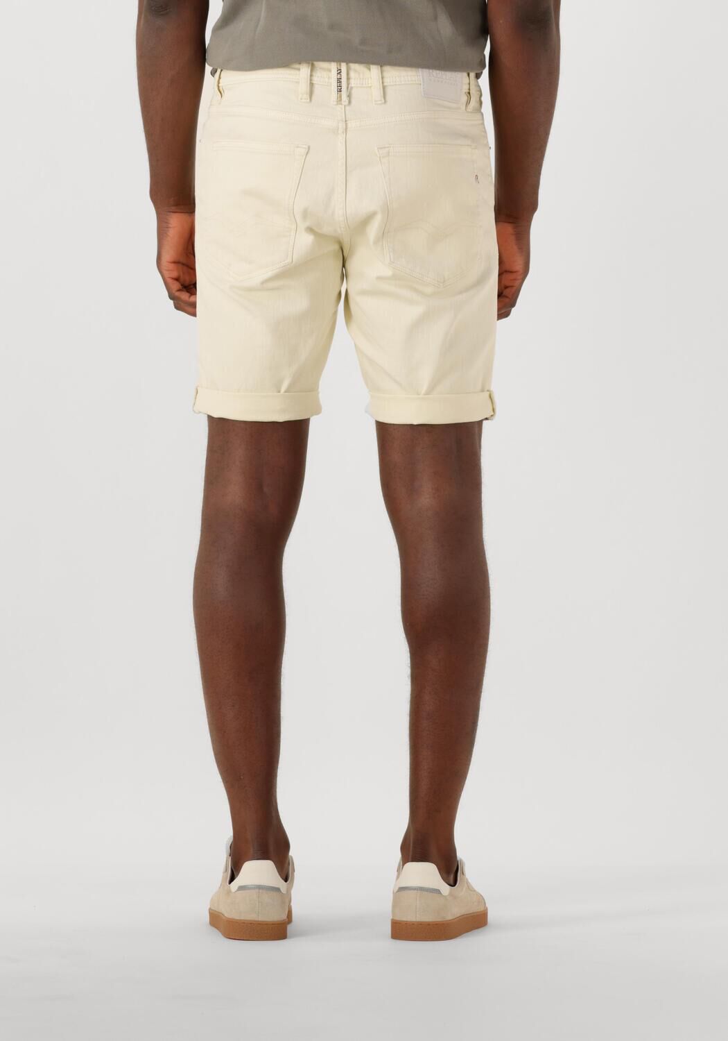 REPLAY Heren Jeans Rbj.981 Short Ecru