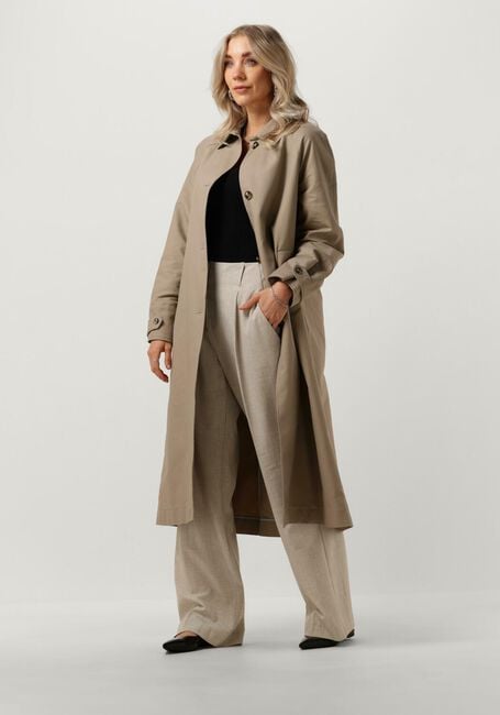 Zand MSCH COPENHAGEN Wijde broek MSCHEDREA HW LONG PANTS Zand MSCH COPENHAGEN Wijde broek MSCHEDREA HW LONG PANTS - large