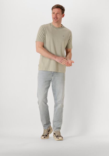 Groene CAST IRON T-shirt SHORT SLEEVE R-NECK REGULAR FIT INTERLOCK - large