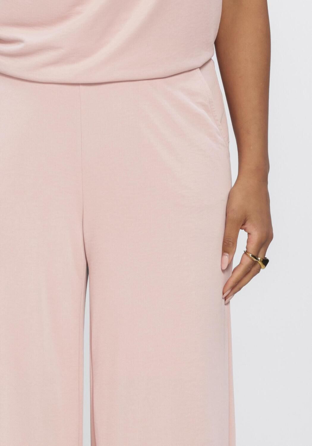 Roze AIMEE THE LABEL Broeken RILEYH6 TROUSERS - large