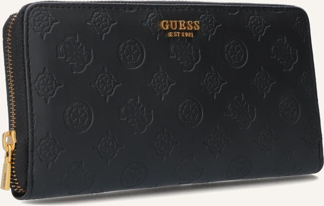 Zwarte GUESS Portemonnee ZANELLE SLG CHEQUE ORGANIZER Zwarte GUESS Portemonnee ZANELLE SLG CHEQUE ORGANIZER - large
