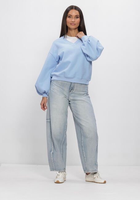 Lichtblauwe YDENCE Trui SWEATER KYOMI - large