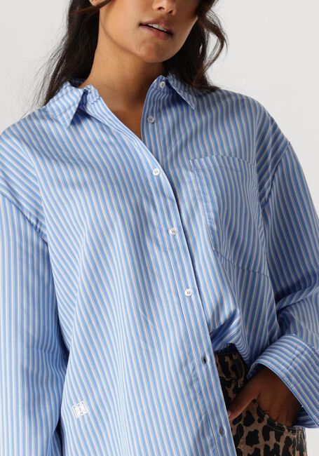 Blauwe MODSTRÖM Blouses KADIRMD STRIPE SHIRT - large