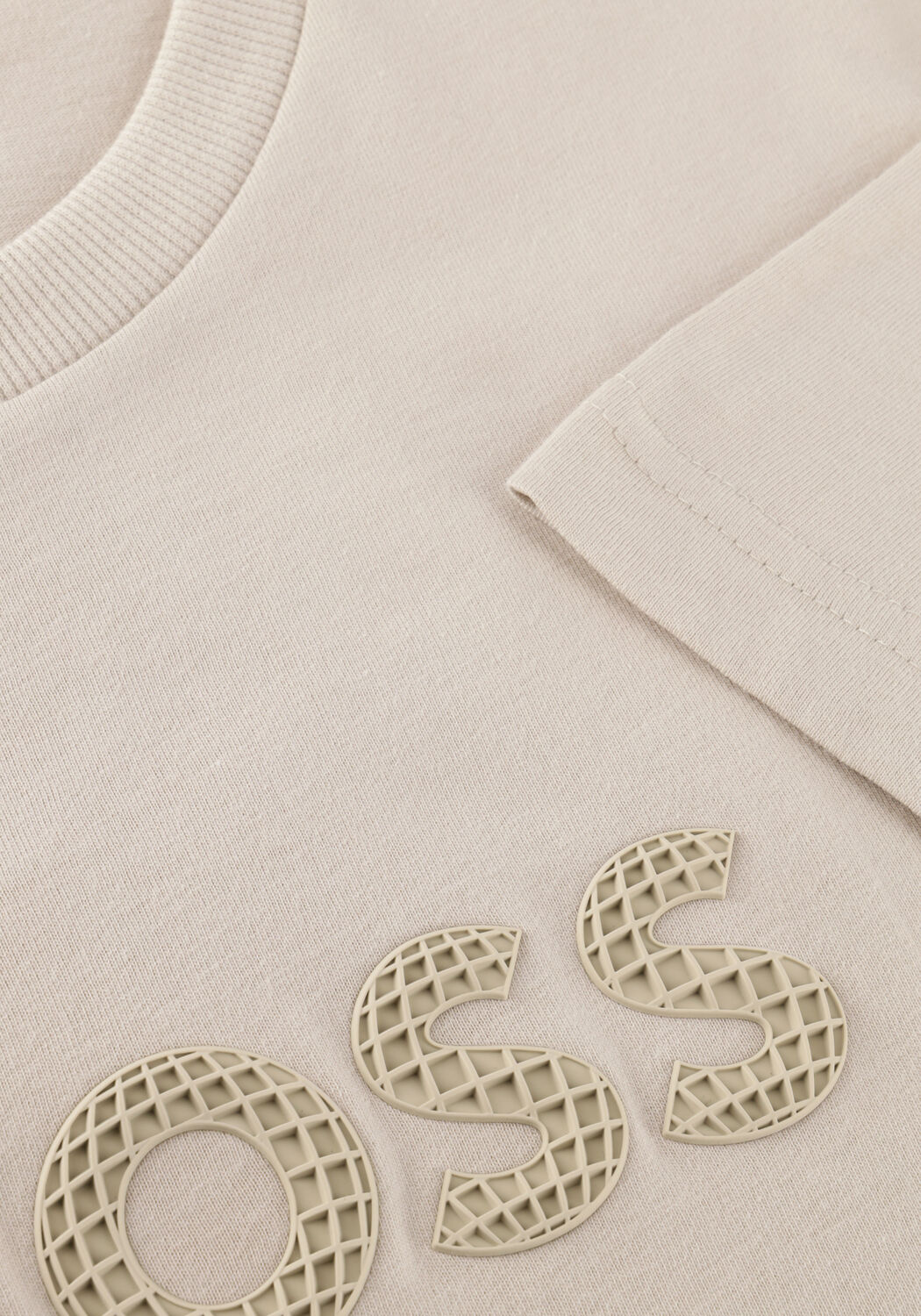 Beige BOSS GREEN T-shirt TS_TERRACE LOGO - large