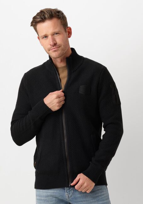 Zwarte PME LEGEND Vest ZIP JACKET COTTON STRUCTURE - large