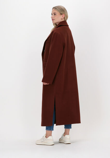 Bruine NA-KD Mantel OVERSIZED SIDE SLIT COAT - large