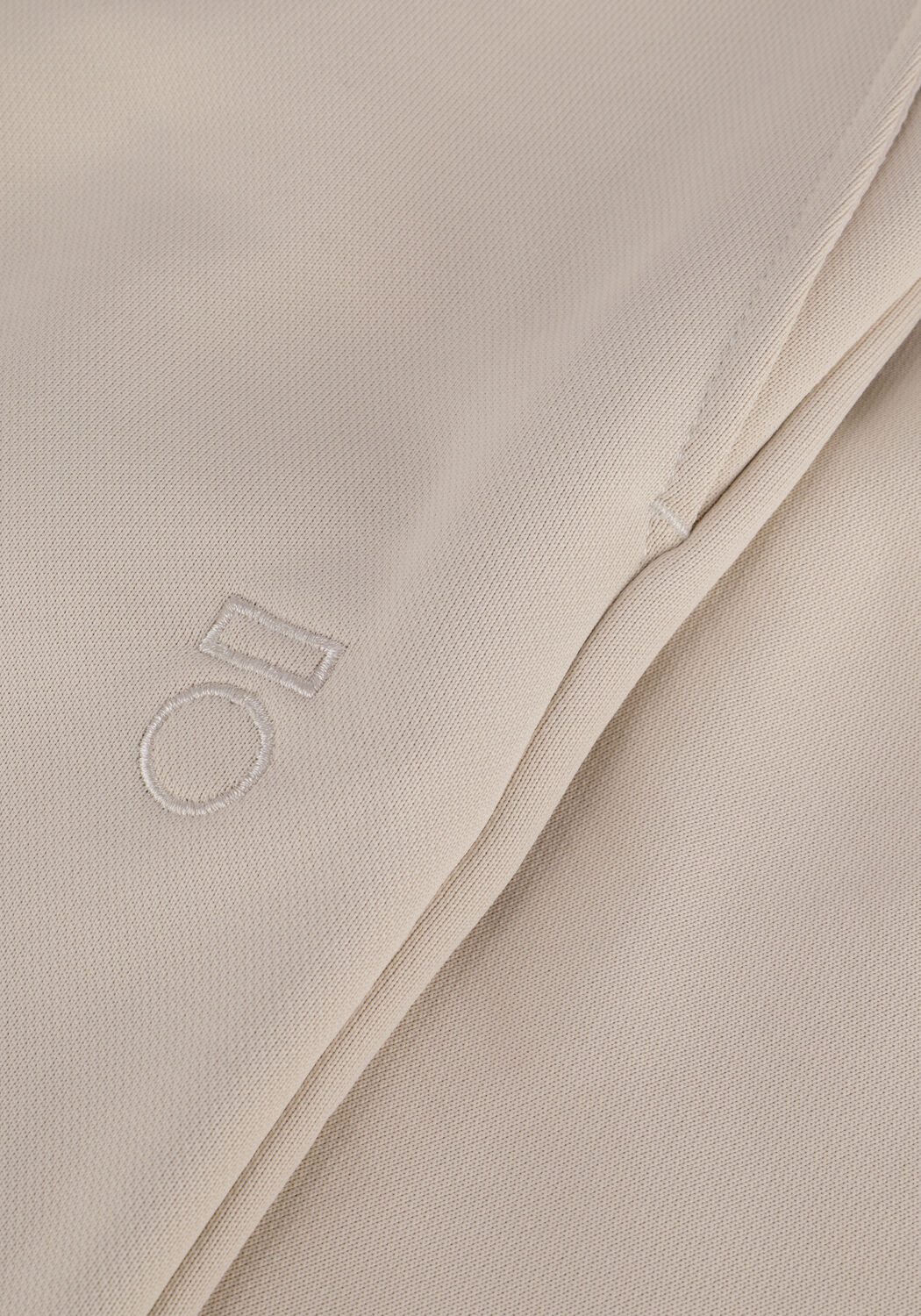 Beige 10DAYS Wijde broek FOLDED WAISTBAND JOGGER - large