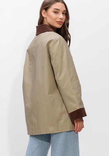 Beige STUDIO AR Trenchcoats FIORA COTTON TWILL - large