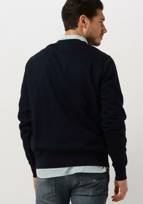 Donkerblauwe TOMMY HILFIGER Sweater FLAG LOGO SWEATSHIRT - large