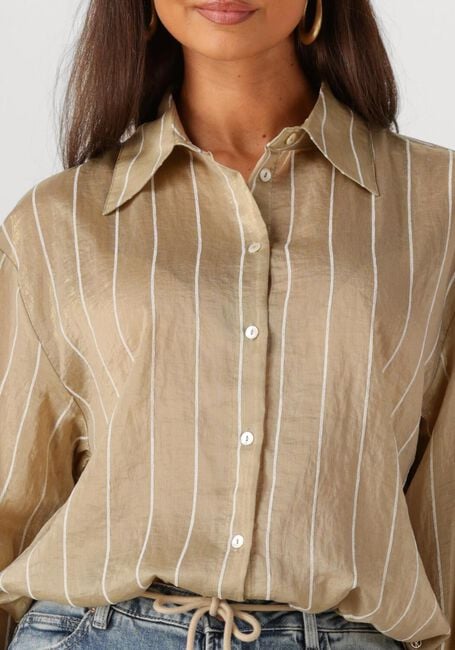 Gouden NUKUS Blouses IRIS BLOUSE STRIPE - large