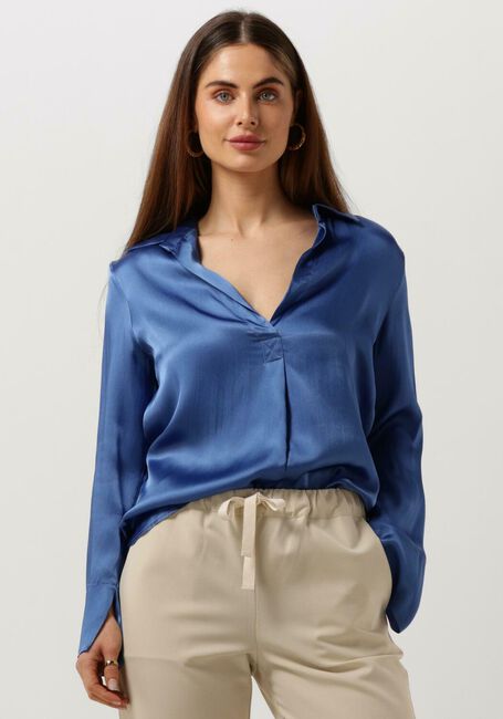 Blauwe SEMICOUTURE Blouse TIMOTHA - large