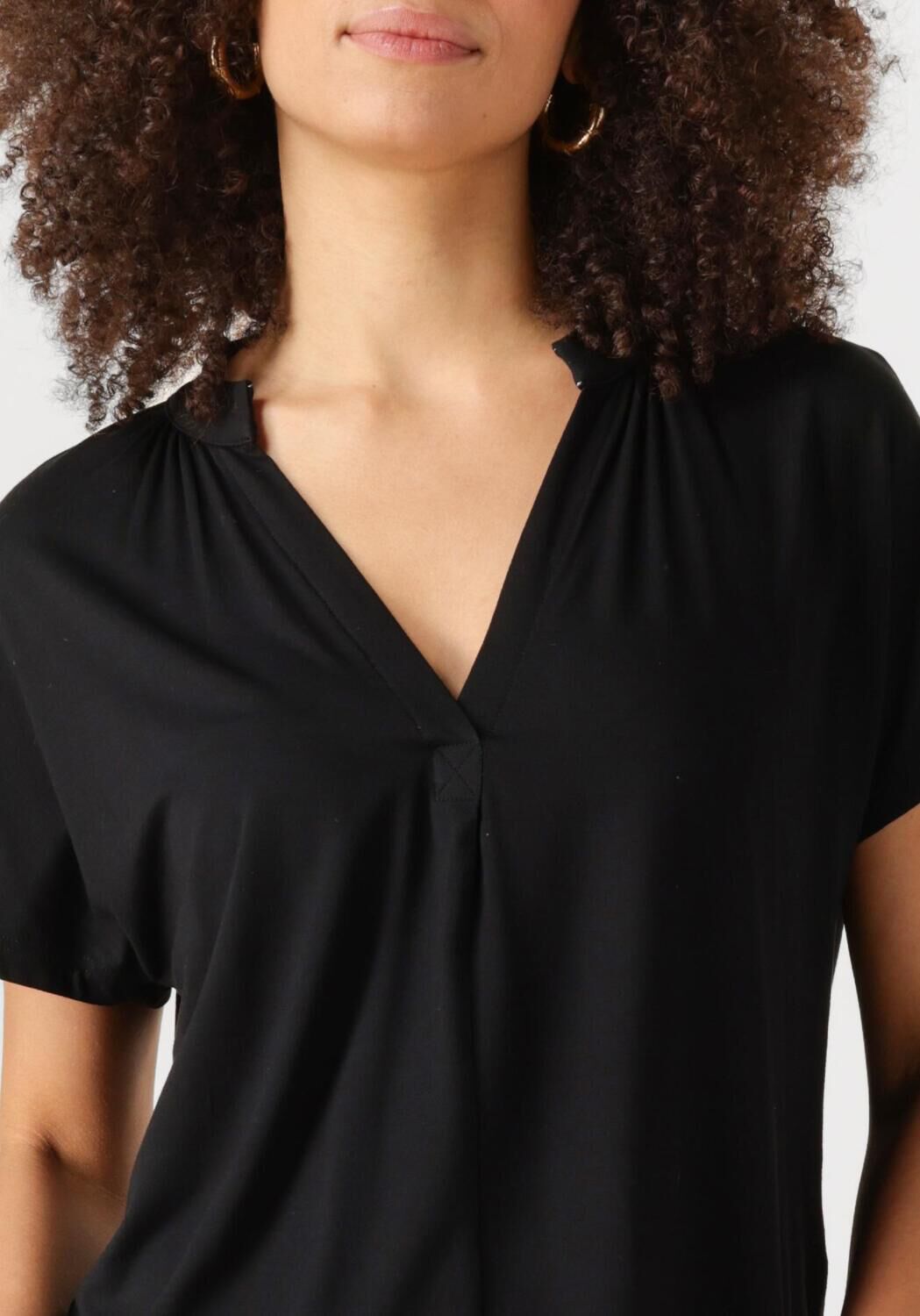 MOS MOSH Dames Tops & T-shirts Shira Tee Zwart