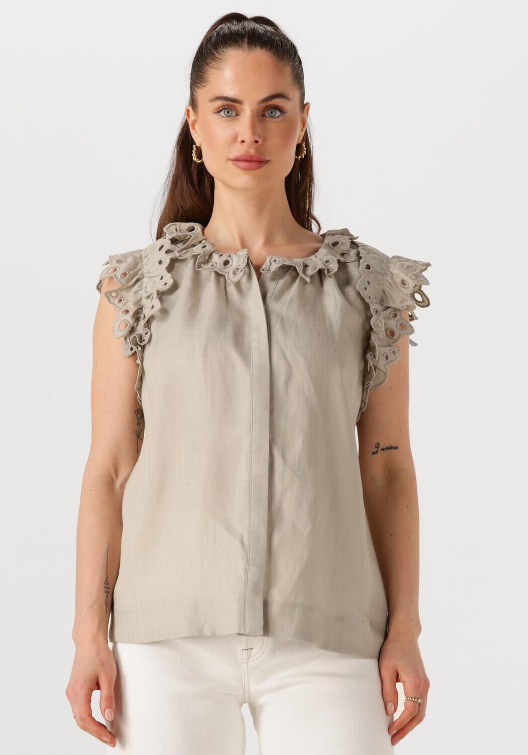 COPENHAGEN MUSE Dames Tops & T-shirts Natuli Shirt Beige
