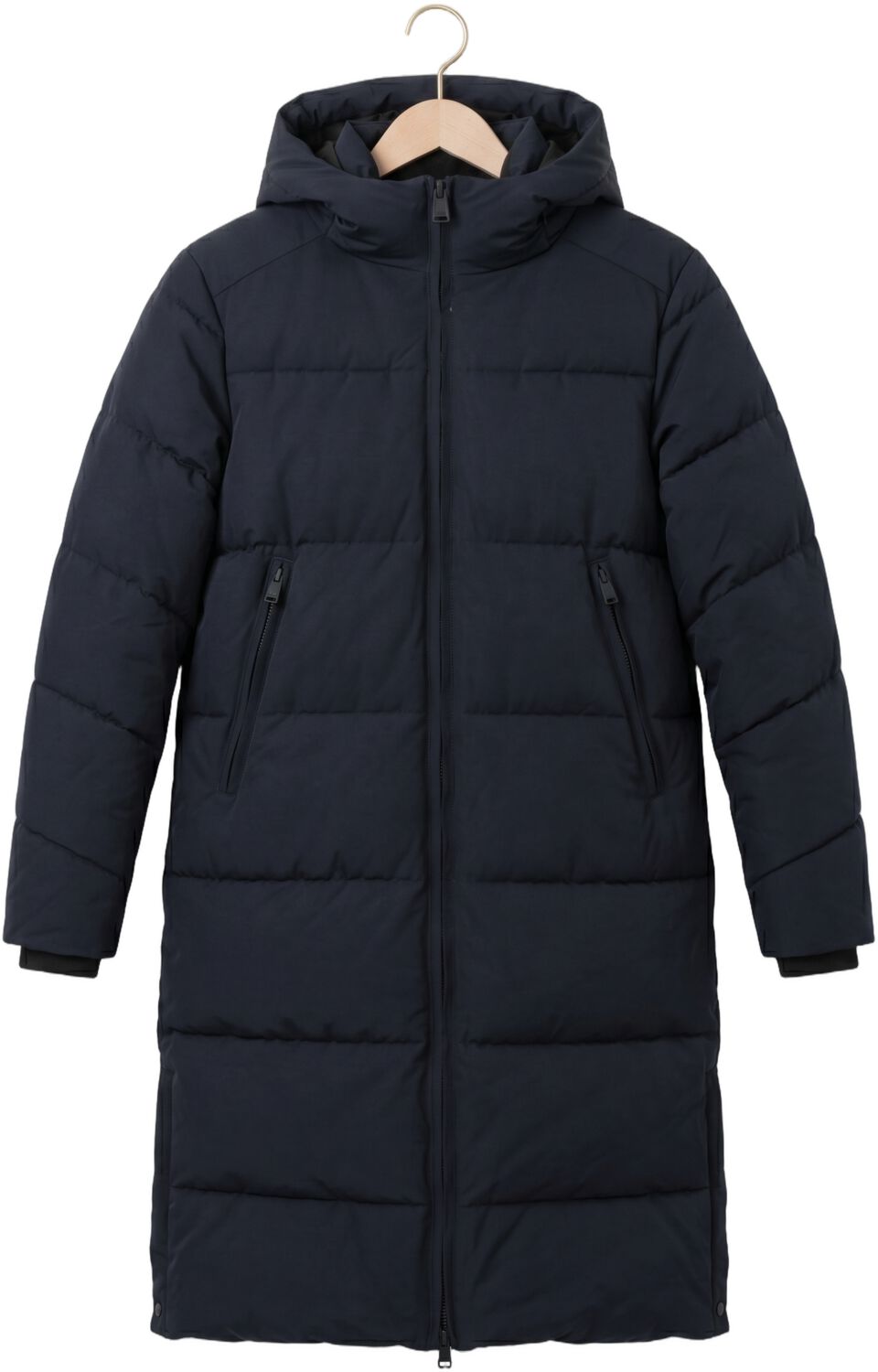 WITHBLACK Dames Jassen Wblglorian Long Puffer Coat Donkerblauw