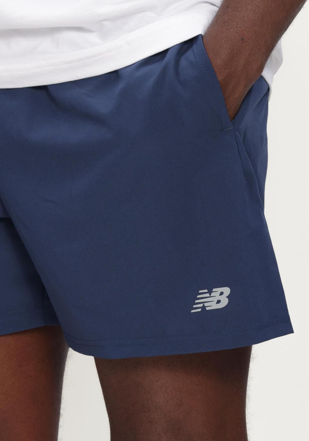 Donkerblauwe NEW BALANCE Korte broek SE SH 5 IN - large