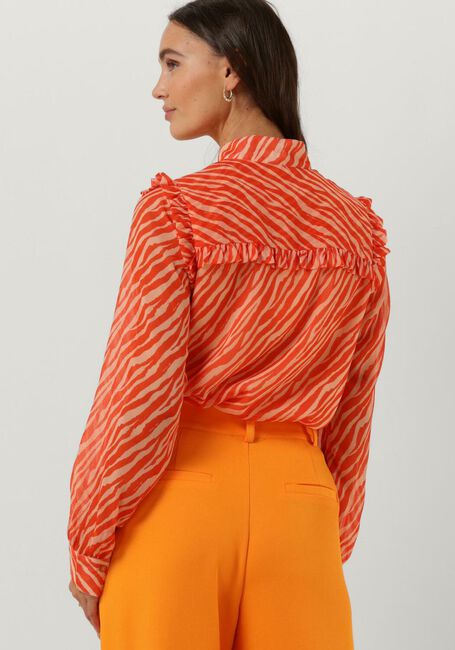 Oranje NOTES DU NORD Blouses GENNY RECYCLED SHIRT - large