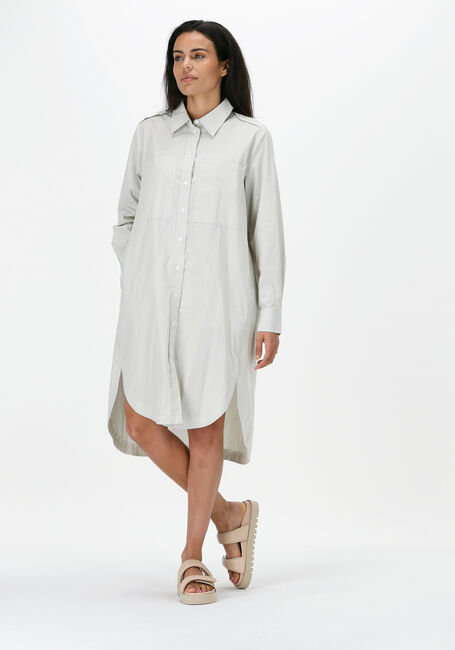 Groene LEVETE ROOM Midi jurk NANNA 5 SHIRT - large