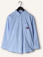 Blauwe TOMMY JEANS Blouses TJW SUPER OVERSIZED STRIPE SHIRT Blauwe TOMMY JEANS Blouses TJW SUPER OVERSIZED STRIPE SHIRT - medium