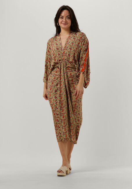 Beige SISSEL EDELBO Midi jurk JUNO DRESS - large