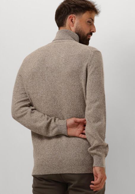 Taupe PROFUOMO Coltrui PULLOVER ROLL NECK - large
