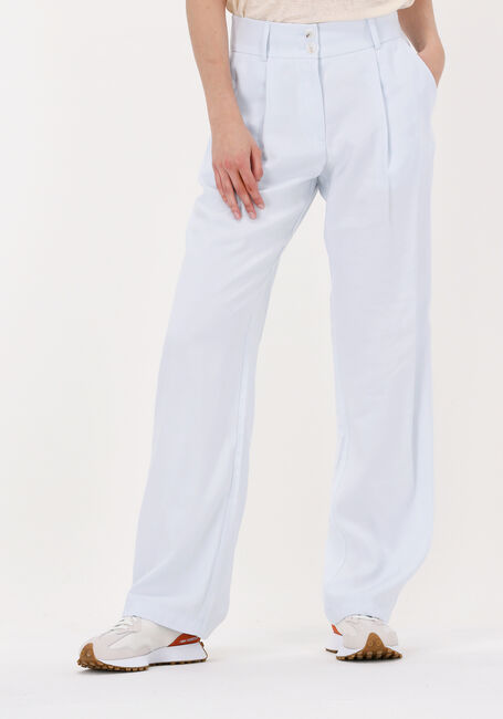 Lichtblauwe PENN & INK Wijde broek S22T776LTD 11133 - large