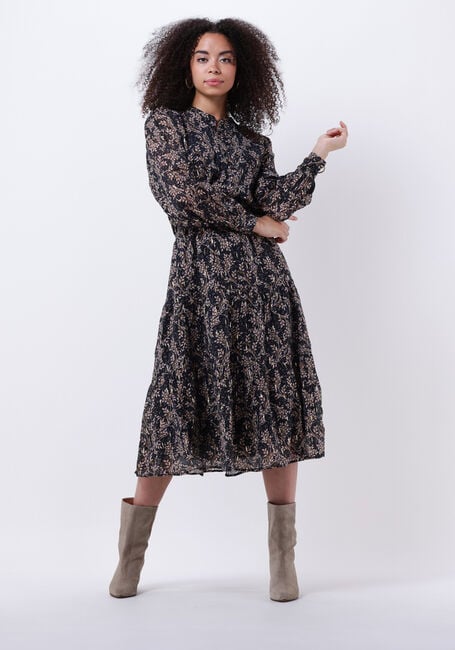 Zwarte SOFIE SCHNOOR Midi jurk DRESS - large
