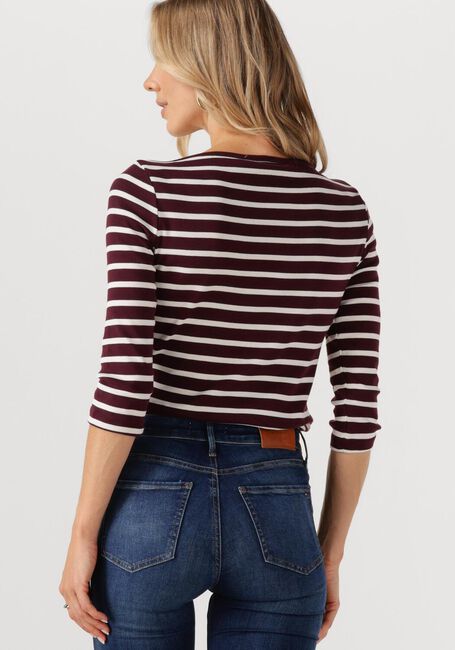 Bordeaux TOMMY HILFIGER Top SLIM CODY BOAT-NK3/4LV - large