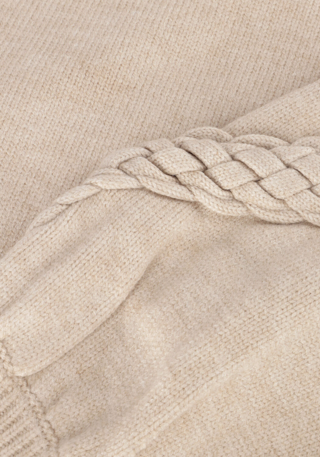 Zand MINUS Trui VERA HIGH NECK KNIT PULLOVER - large